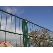 Revestimento de PVC Ferro Double Wire Security Fence